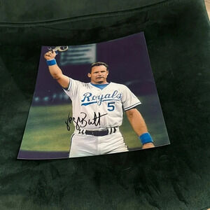 George Brett  Kansas City Royals signed photo